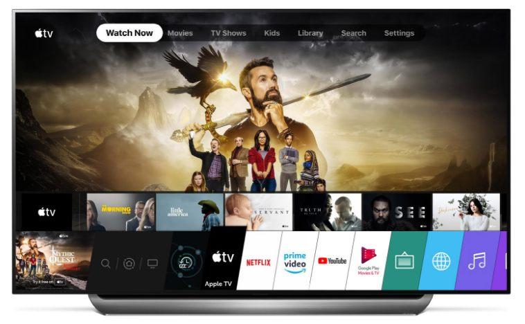 LG在webOS电视上增加Apple TV、Music等苹果服务