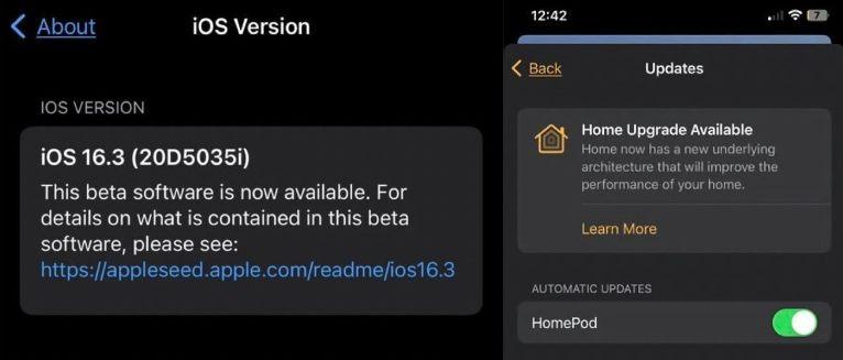 iOS 16.3开始测试HomeKit新架构：苹果智能家居