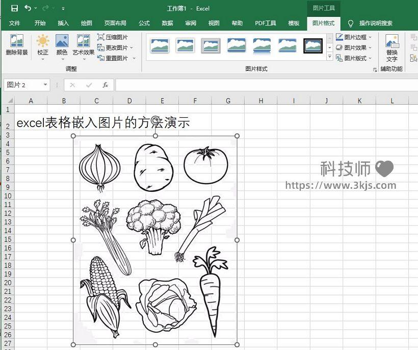 excel表格怎样嵌入图片_excel表格嵌入图片的方法