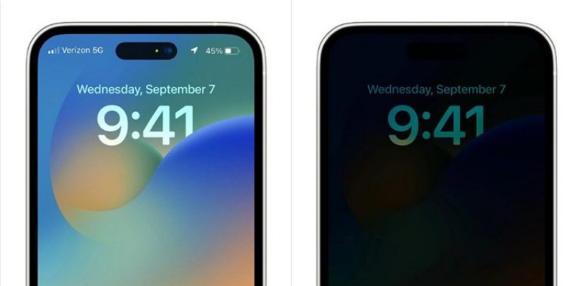 iPhone 14 Pro屏幕随显功能曝光 ：经典的电量显示回归