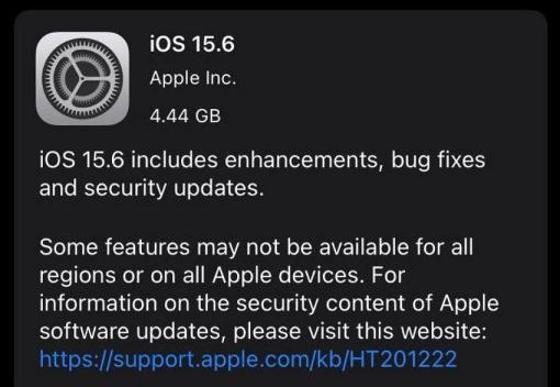 苹果推出 iOS 15.6 RC 固件： iOS 15.6 RC新功能一览