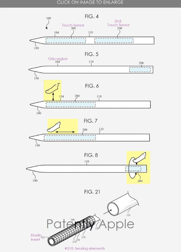 未来Apple Pencil可能配备全触控式控制：如滚动缩放