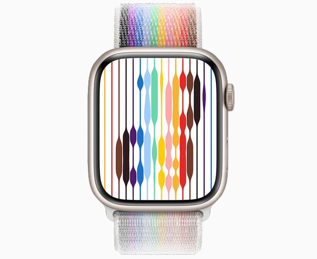 苹果推出2022新款Apple Watch彩虹版骄傲表带