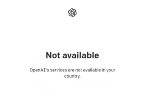 OpenAIs services are not available in your country解决方法