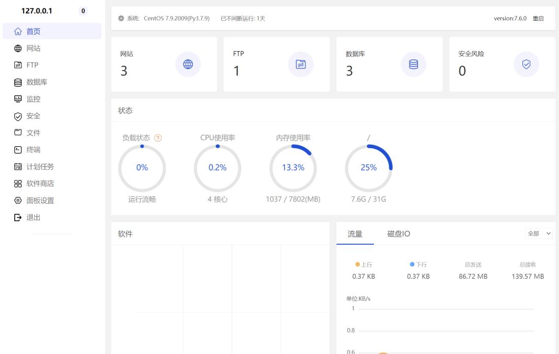 HostPanel开源免费面板，真离线不联网