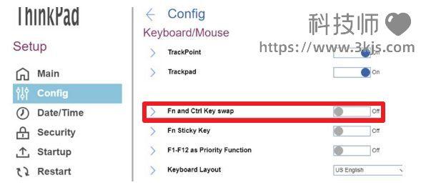 Thinkpad怎么设置Fn键与Ctrl键互换_4个互换thinkpad的fn和ctrl键的方法