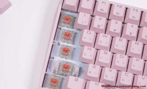 粉嫩樱桃Cherry MX Board 3.0S RGB Pink粉色静音红轴机械式键盘评测开箱