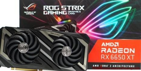 ROG Strix Radeon RX 6650 XT OC显卡评测开箱