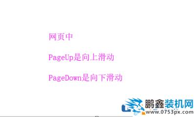 电脑键盘的PageUp和PageDown键是什么作用？