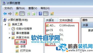 win7系统的电脑默认共享怎么关闭？