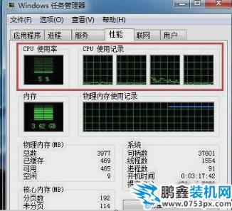 win7cpu使用率