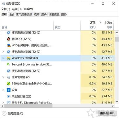 Windows资源管理器不小心结束任务关闭掉了导致黑屏的解决方法