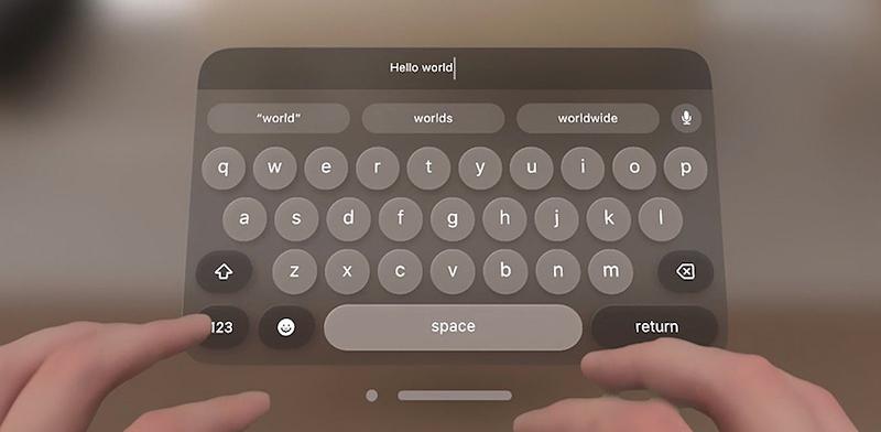 苹果VisionOS虚拟键盘：细节完美融合带来极致体验