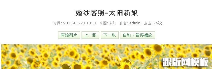 织梦dedecms图片集分页标题显示为注释信息的方法